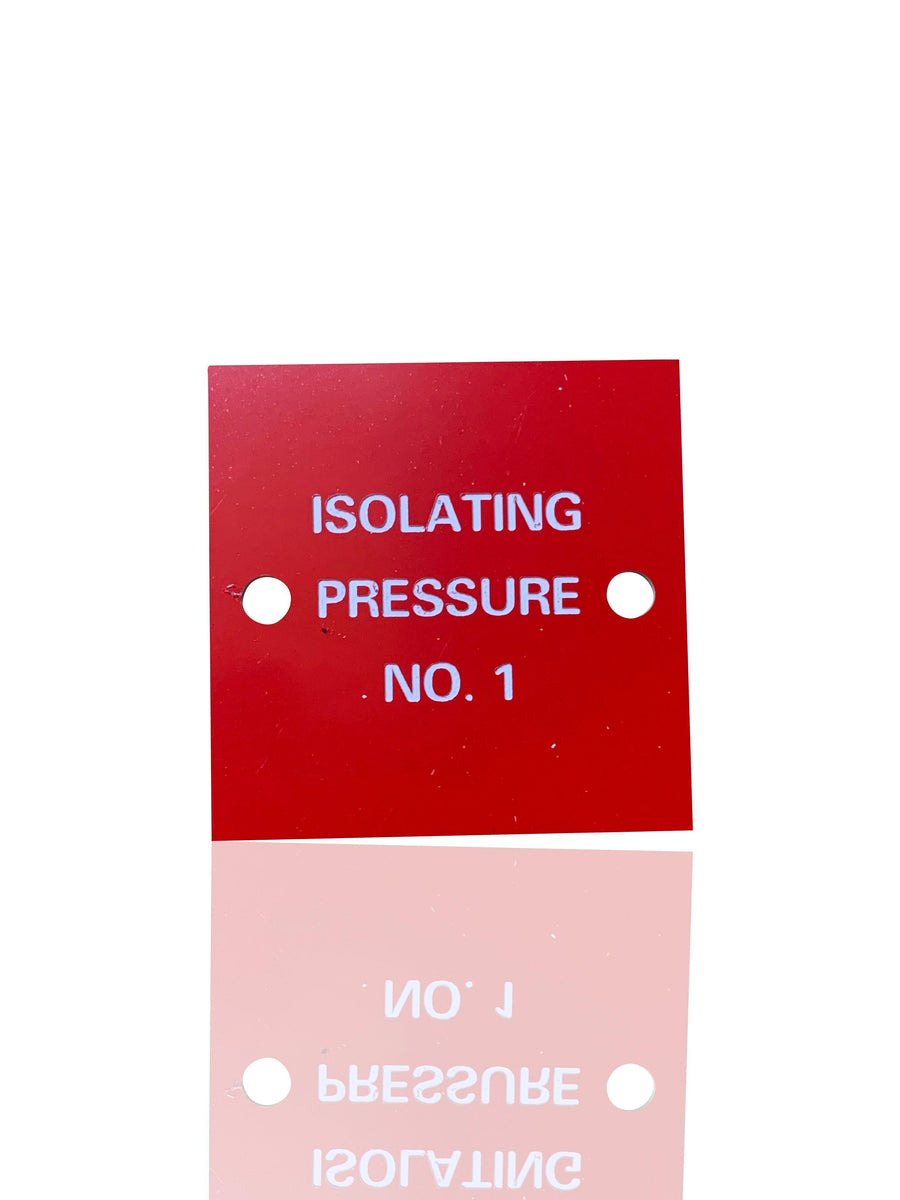 50 SIGN ISOLATING PRESSURE NO 1 – australianfiresupplies